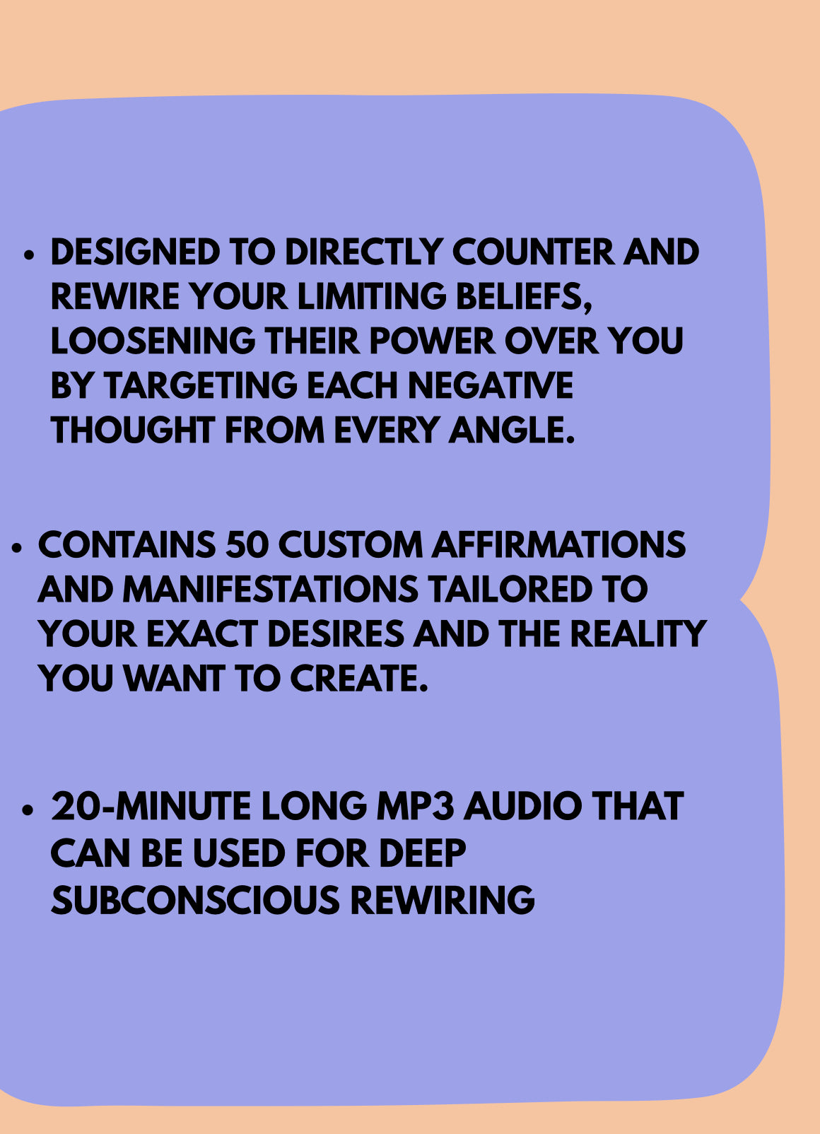 Custom-Made Personalized Affirmations and Manifestations MP3 Audio — 20 Minutes Long