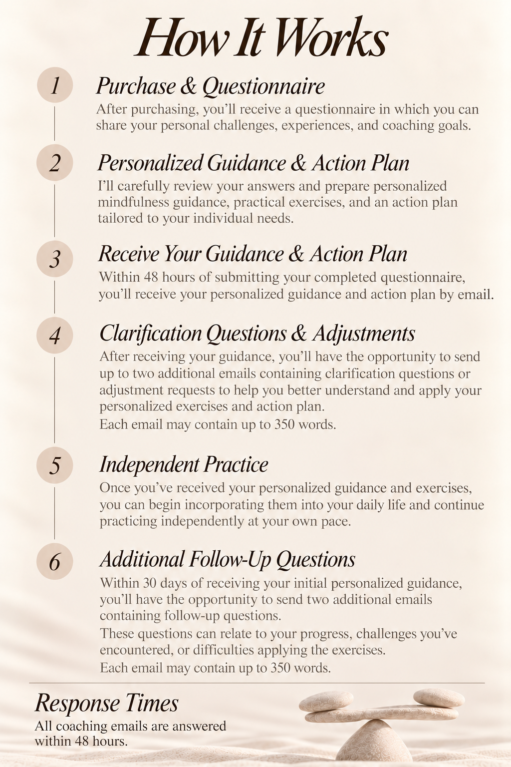 Essential Mindfulness Email Coaching — Personalized Guidance & Tailored Action Plan