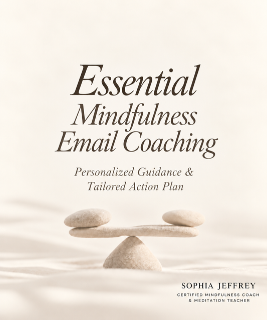 Essential Mindfulness Email Coaching — Personalized Guidance & Tailored Action Plan